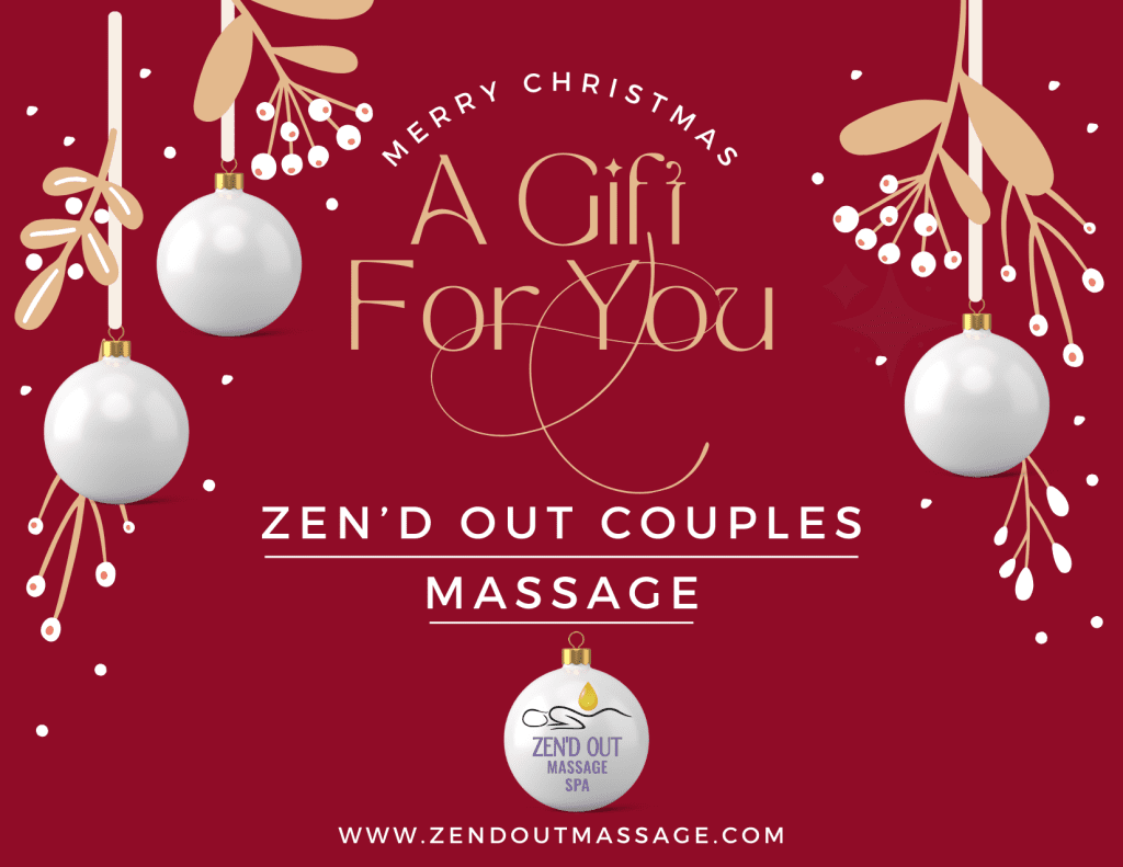 Best Massage Gift Card Deal in Denver Christmas Massage at Zen'd Out Massage Spa