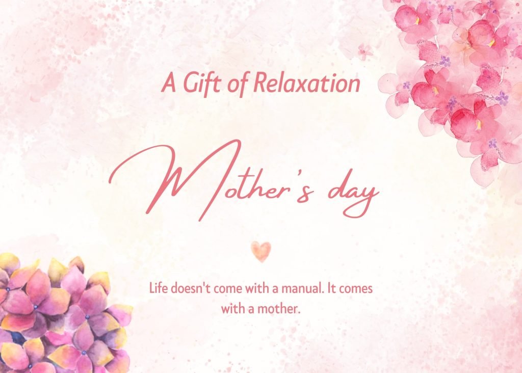 Mother's Day Massage Gift Card from Zen'd Out Massage Spa Massage Gift Certificate for Mother's Day at Zen'd Out Massage Spa